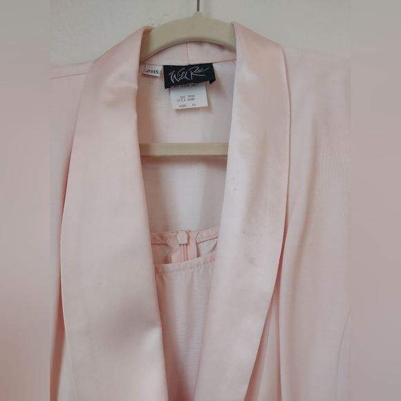 Vintage Wild Rose 2-piece Dress and Jacket Set, Size 10 - Picture 13 of 13
